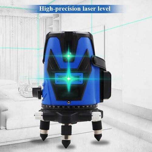 3 Lines High precision laser level Laser Leveling Unit Guide line Super Powerful 4d Laser Level Self Laser Guide 3D Leveling
