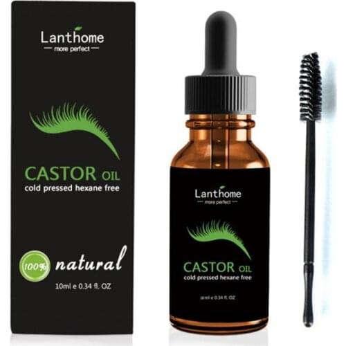 Eyelash Growth Treatments Eyebrow Growth Essential Oil Castor Seed Oil Mild Maintenance Nourishing Eyelash Growth Eye Care TSLM1