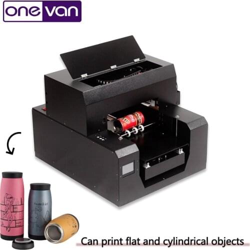 Automatic Continuous A3 UV Flat and Cylinder 2 in 1 One Inkjet Printer print bottle Diameter 15CM Plastic/Silicon/ABS/leather
