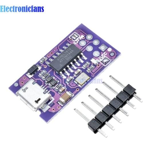5V Micro USB Tiny AVR ISP ATtiny44 USBTinyISP Programmer Compatible Usbtinyisp For Arduino IDE Bootloader