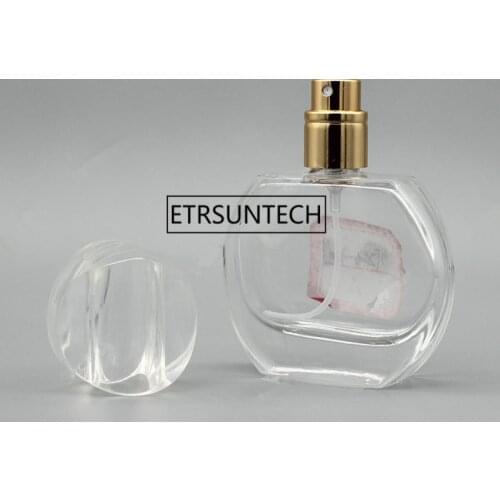 30ML Transparent Glass Spray Bottle Refillable Perfume Spray Bottle Travel Atomizer F1407