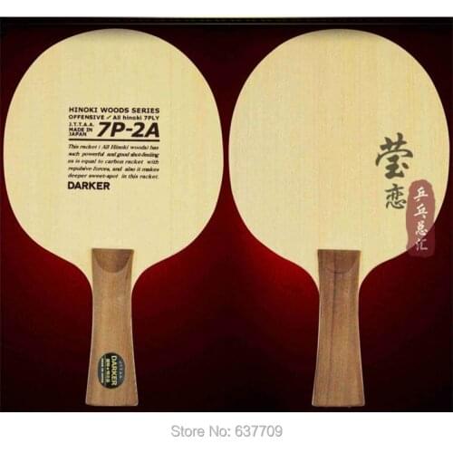 Original Darker 7P2A cypress table tennis blade pure wood Made in Japan table tennis racket ping pong racket