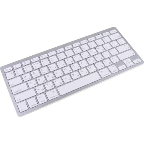 Russian Mini Wireless Bluetooth 3.0 Slim Keyboard For Windows PC Tablet
