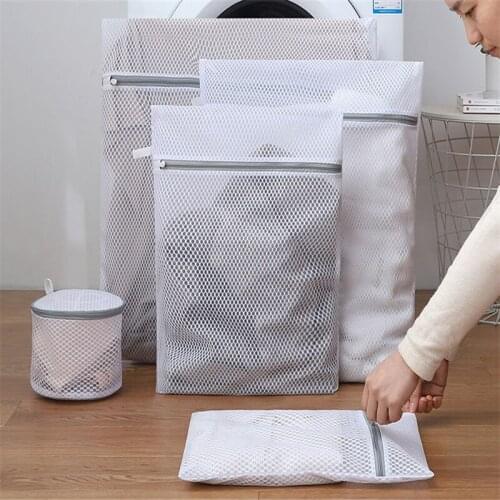 Laundry Bag Protective Bag Laundry Net Bag Receiving Bag White Family Receiving Net Washing Machine Accessories