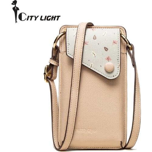 New Women`s Bag Fashion Brand Female Cell Phone Bag Card Holders Lady Shoulder Bag Girl