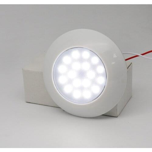 LED RV Ceiling Light 12V Recessed Cabinet Lights 3.6W Lighting Van Yacht