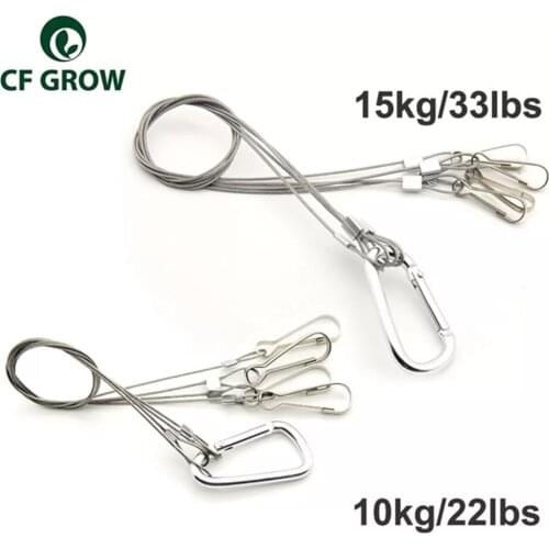 For CREE CXB3590 COB LED Grow Lights Citizen 1212 and CXM32 Plant Growth Indoor Illumination Light Steel Sling Suspension Kit