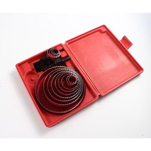 19mm ~ 127mm Carbide Drill Bit Hole Saw Core Cutter Set Cutting Kit Drilling Bits Tool Wood Woodworking Plastic Gypsum PVC Board