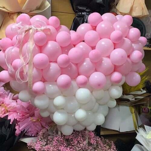 Hot! Pin tails balloons(50pcs/lot)10inch thick balloons birthday party Christmas decoration round tails shape balloon