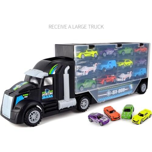 Funny Transporter Hobby Collection Show Mini Car Big High-definition Cute Receive A Car