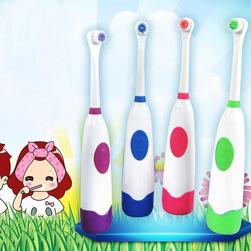 Dental Oral Care 360 Rotary Waterproof Toothbrush Whitening Teeth Brush for Adult Children Soft toothbrush