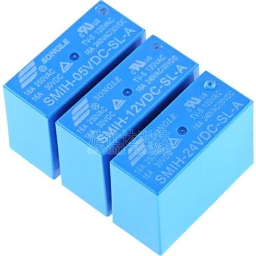 2PCS/lot Relay SMIH-05VDC-SL-A SMIH-12VDC-SL-A SMIH-24VDC-SL-A 16A 6PIN