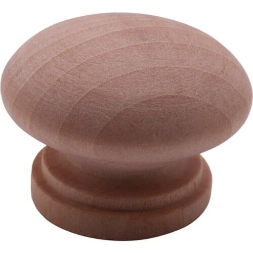 20Pcs 33Mm Round Wooden Cabinet Knob Cabinet Drawer Drawer Door Handle Furniture Handle