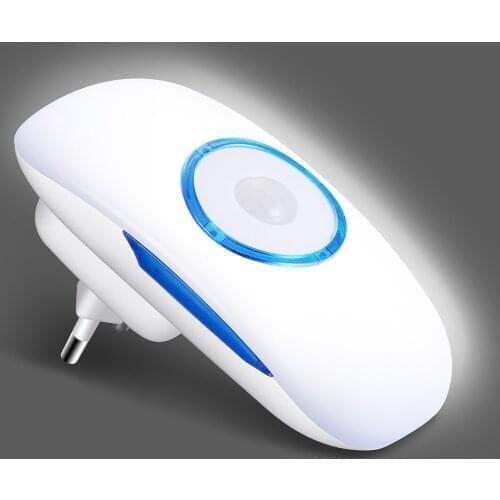 3.6W LED Body Motion Sensing Bright Night Lighting Auto Human Induction Sensor Lamp Lights US EU Plug Availble