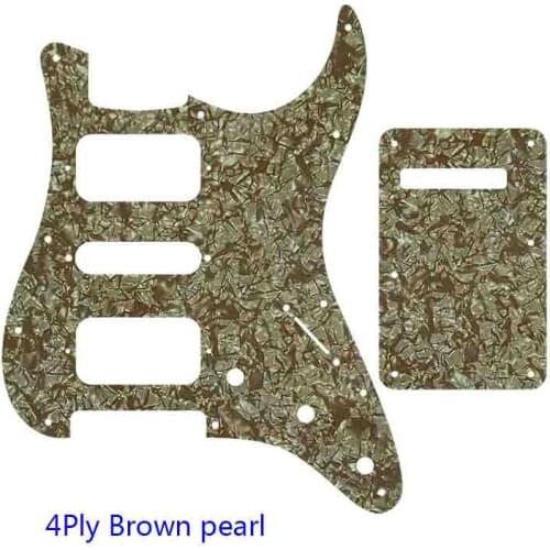 Guitar Accessories 11 Screw Hole Pickguard For Fender Strat USA/Mexican Standard ST HSH Guitarra Scratch Plate & Back Plate
