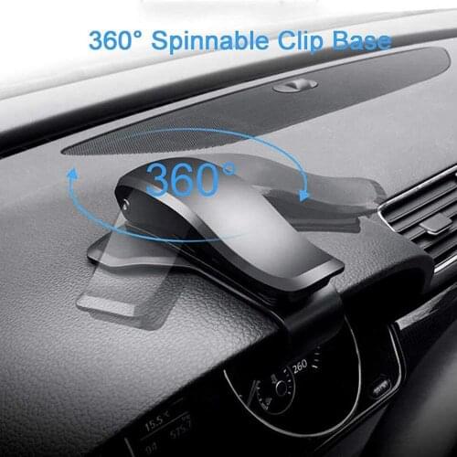 GPS Dashboard Bracket Car 6.5inch Phone Holder Universal 360 Rotatable Stand Holder for Cell Phone for iPhone Xiaomi Samsung