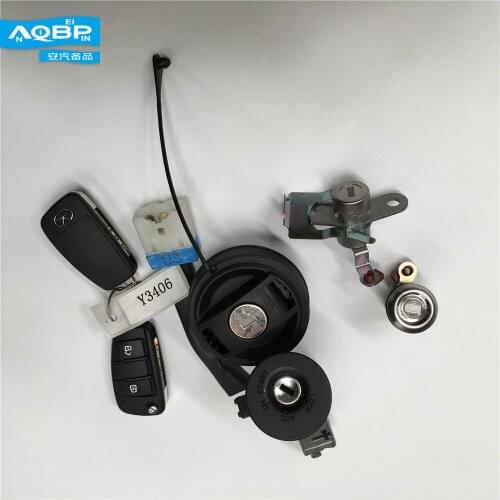 Cars remote key Ingition lock and lock core kits 3704100U9100D 3704100U9020D for JAC J2