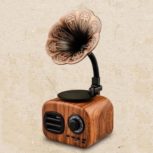 Retro Bluetooth Speaker Portable Wireless Speaker Full Range Louder Stereo Speaker Home Decoration, TF Card Slot, 4 Colors