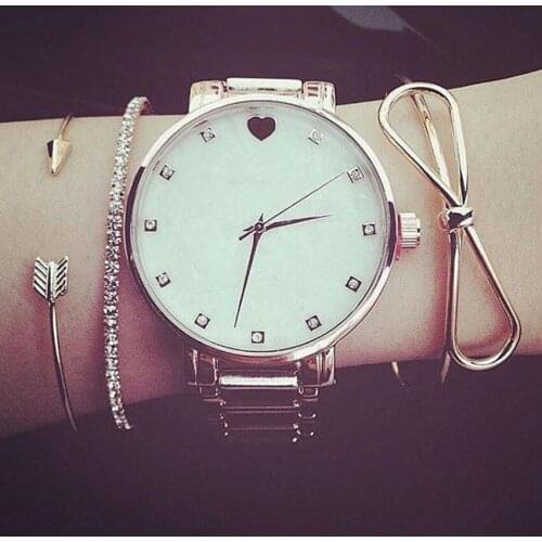 4 pcs/Set Gold Color Leaf Snowflake Deer Antlers Cuff Bangles Set For Women Open Adjustable Bracelet Jewelry Girls