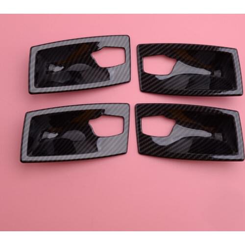 CITALL 4pcs Inner Door Handle Bowl Cover Trim Fit For BMW 5 Series E60 E61 2004 2005