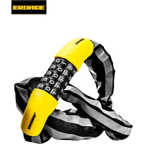 EROADE Bicycle Password Chain Lock Electric Motorcycle Battery Car Anti-Theft Mountain Bike Accessories Holiday Gift