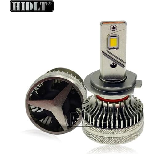 HIDLT 2PCS New EMC Canbus LED Headlight H4 Auto Headlamp Bulb 12V 35W 3000K 4500K 6000K H7 H1 H8 H9 H11 9005 9006 LED Fog Lights