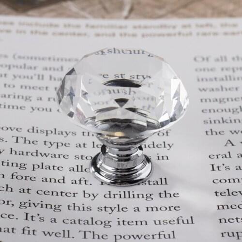 Crystal door Handle Kitchen Cabinet handles Drawer pull Cupboard knob door knobs and handles knobs and handles
