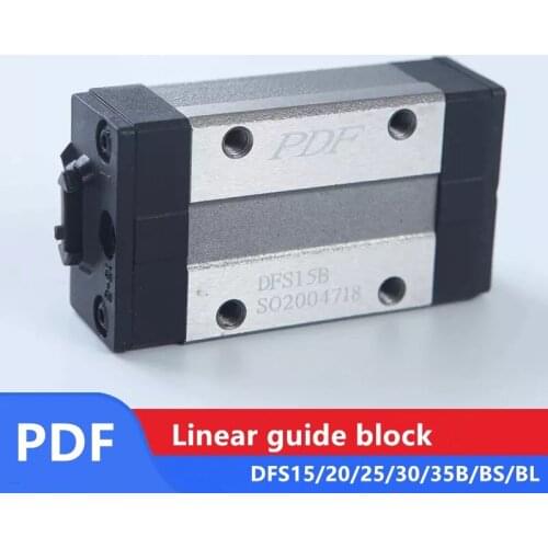 Taiwan PDF linear guide block carriage DFS15B DFS20B DFS25B DFS30B DFS35B DFS15BS DFS20BS DFS25BS DFS30BS DFS25BL DFS30BL
