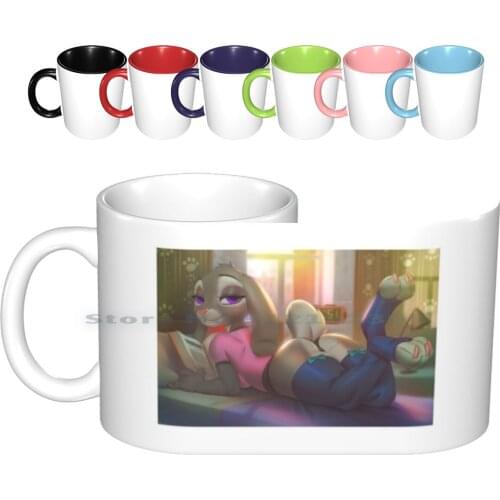 Bunny Butt Ceramic Mugs Coffee Cups Milk Tea Mug Furry Yiff Sexy Bikini Boobs Fox Foxy Adult Mature Mdf Miles Df Milesdf Girls