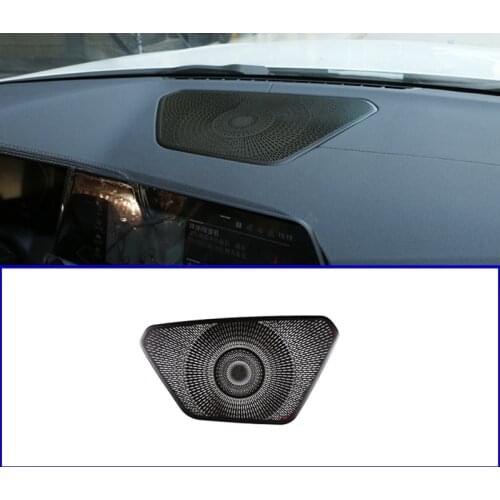 For BMW 3 series G20 G28 2019-2020 Car Dashboard Speaker Cover Trim Accessories Aluminum Alloy Black