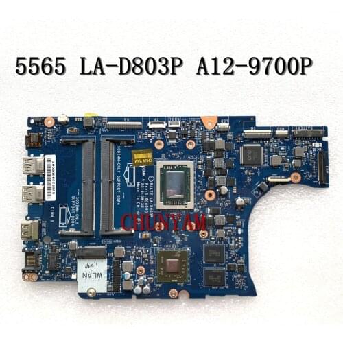 NEW A12-9700P FOR DELL Inspiron 5000 5565 5765 Laptop Motherboard BAL22 LA-D803P REV:1.0(A00) CN-0G89K3 G89K3 100%Tested