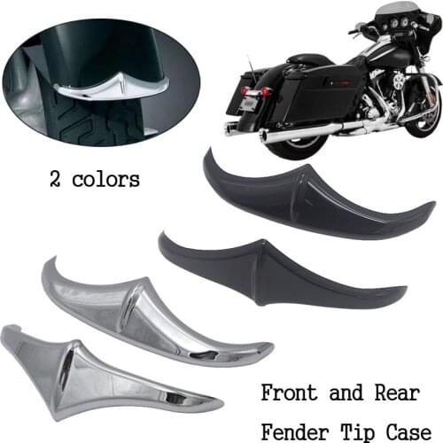 Chrome Motorcycle ABS Fairing Front and Rear Fender Tip Case For Harley Street Glides Dyna FLHRSE Road Glides Road King 04-19