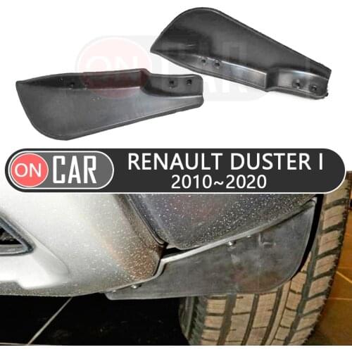 Front bumper mud guards for Renault Duster I 2010~2020 mud flaps splash guards mud flap car styling tuning durt protectection