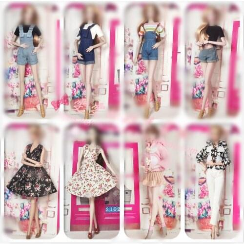 30cm Doll Dress Fashion Clothes suit for licca For Barbie Doll for blythe Accessories Baby Toys Best Girl' Gift 15 wave