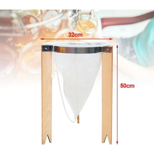 Pail Honey Filter Stand with Conical Filter Beekeeping Honey Processing Beekeeping Tools