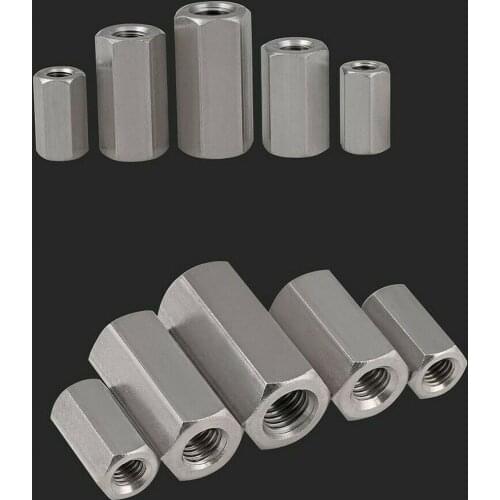 M5 M6 M8 M10 M12 M24 304 stainless steel Hexagon thick nuts hexagon joint nuts