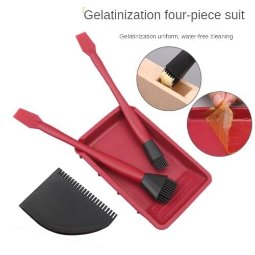 Silicone Brush, Soft Glue Brush, Glue Set, Wood Glue Brush, Solid Wood Brush, White Glue Brush