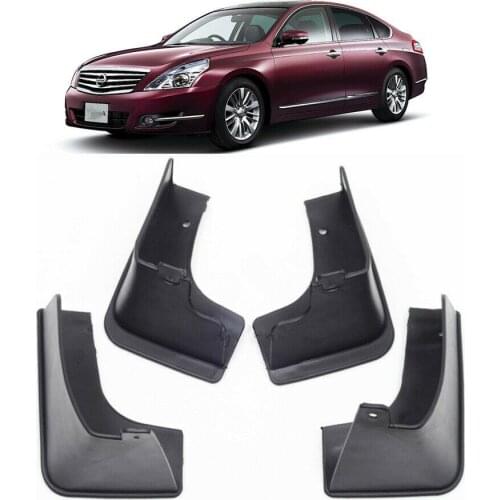 Front Rear Mud Flaps Guards Fenders For Nissan Teana Maxima J32 2009 2010 2011 2012 Splash Guards 4pcs Mud Flaps Mud Guards