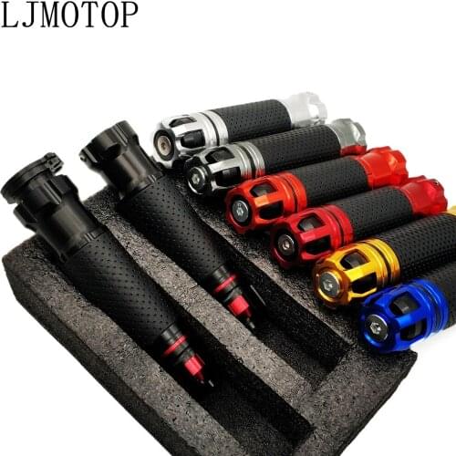 Universal Motorcycle handle Motorbike handlebar ends CNC 7/8'' 22MM For Honda CR 250 NC750X Kawasaki KX 125/65 KX250F rayon