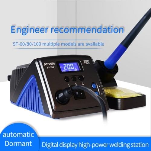 High quality Atten inteligente e sem chumbo estação de solda elétrica led display digital ST-60 ST-80 ST-100