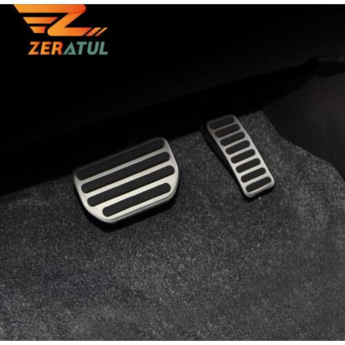 Zeratul Stainless Steel Car Pedals Cover For Suzuki SX4 Aerio Ciaz Vitara S-Cross Splash Ignis Kizashi Sidekick Samurai Parts