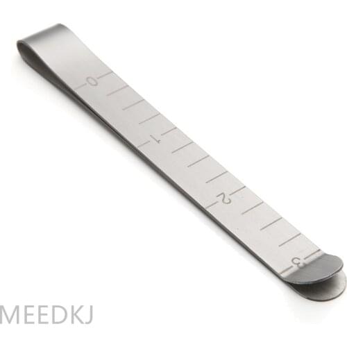 1pcs metal sewing curling clip sewing clip 3 inch measuring ruler quilting clip fixing ruler diy sewing fixing mark