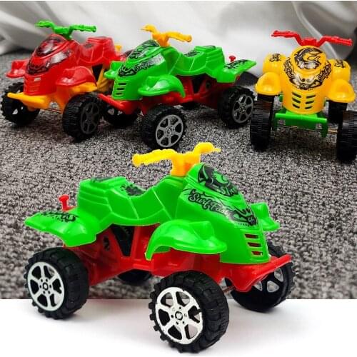 1pcs New Kids Children Plastic Pull Back Car Beach Four-wheel Motorcycle Model Baby Kids Children Toys Educational Gifts Fun Toy