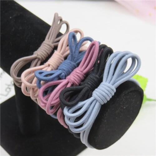 12PCS/LOT Creative tie a knot Elastic Hair Bands For Girls Bohemian Headband Scrunchy Korean Bow Kids Hair Accessories For Women