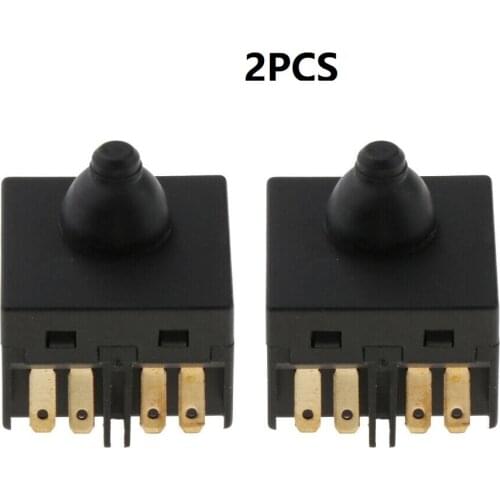 2pcs Angle Grinder Switch 0.98inch Replacement Push Button Switch For Grinder 100mm 4inch Polisher Accessories Power Tools Parts