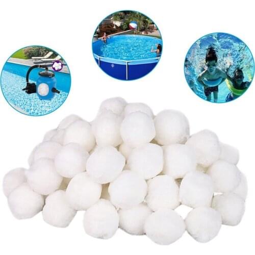 200/500/700g Swimming Pool Cleaning Equipment Filter Media Net Bag Filter Fiber Water Purification Fiber Balls Dropping Cleaning