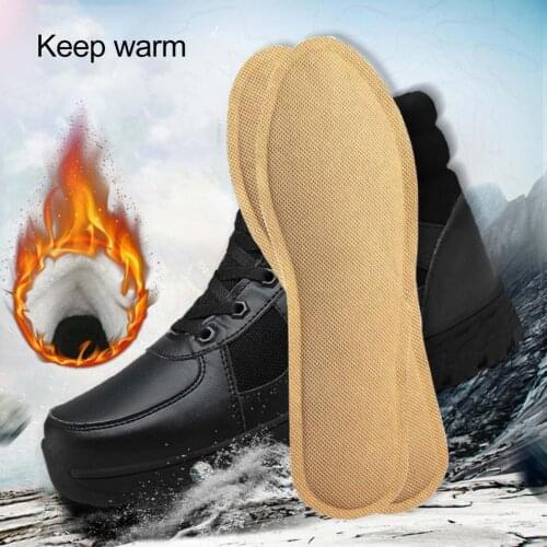 5 Pair Unisex Thick Anti-cold Self Warm Insoles Outdoor Sport Foot Soft Pads Warm Insoles