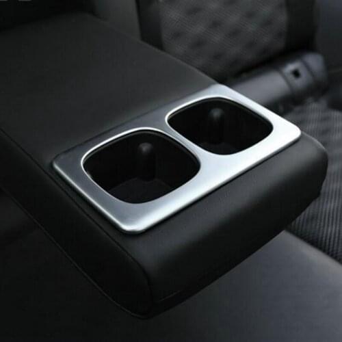 SBTMY Stainless steel decoration frame for automobile rear drainage cup frame For Nissan Qashqai J11 2016-2018