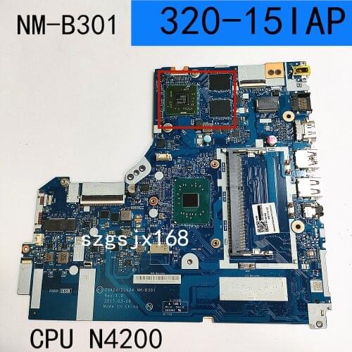 For Lenovo 320-15iap motherboard with n4200 cpu ddr3 5b20p20639 NM-B301 100% working