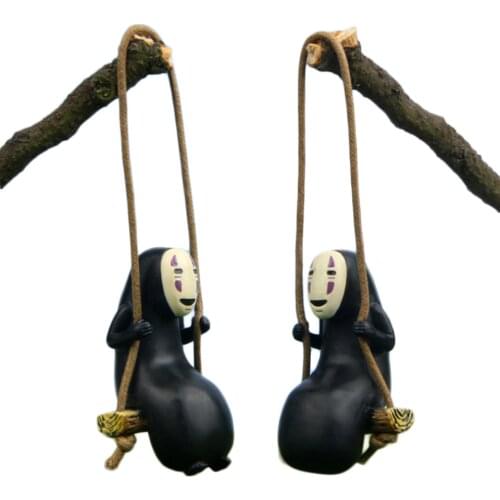 Action Figure 1Pc Ghibli Spirited Away Figure PVC No Face Man Miyazaki Hayao Kaonashi Figure Toy Collectible Model Gift